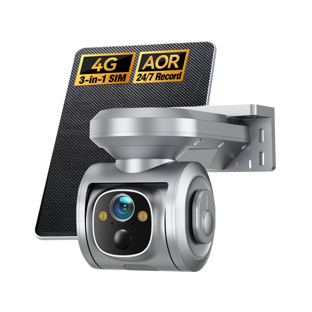 Solar 4G AOR Camera w/ 3-in-1 SIM & 64GB SD-4GSENTRY(PT2U)