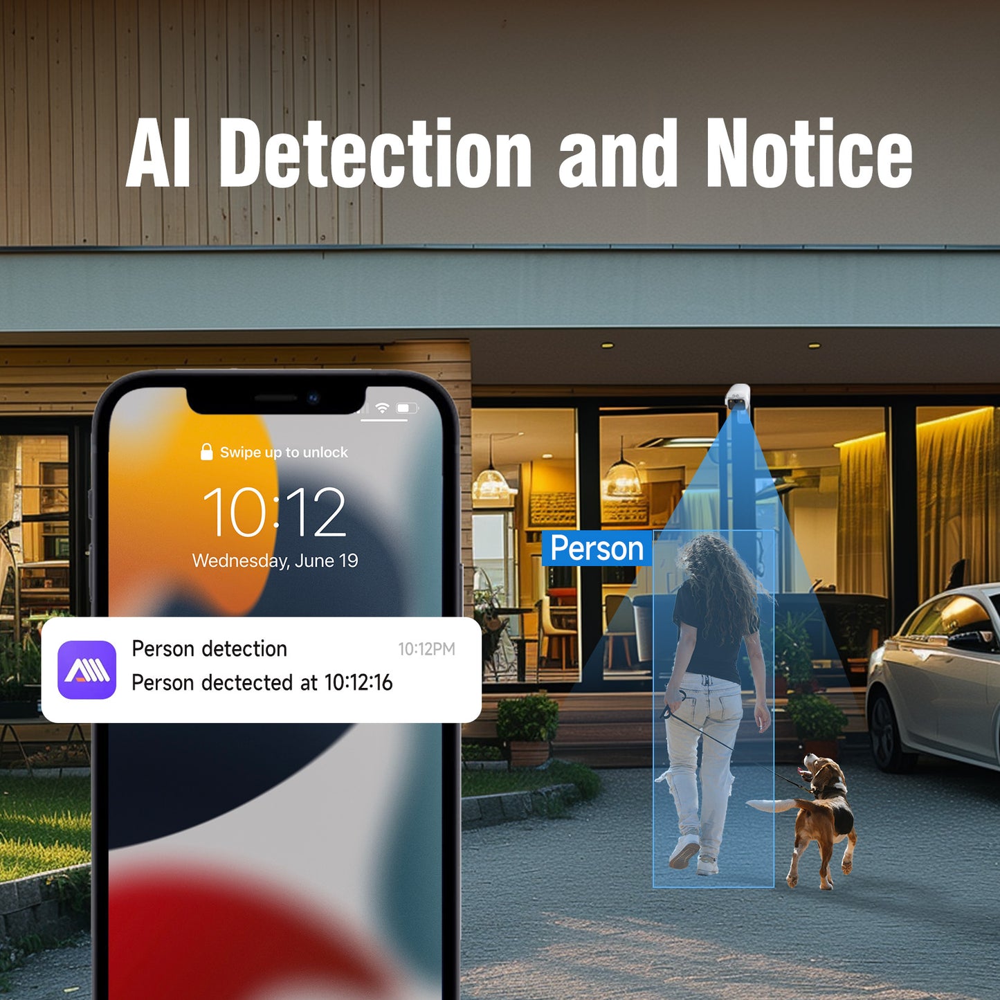 Wireless 2.5K Wi-Fi Cam w/ Non-Subscription AI & Pre-Roll-MonkeyKing(BC2U)