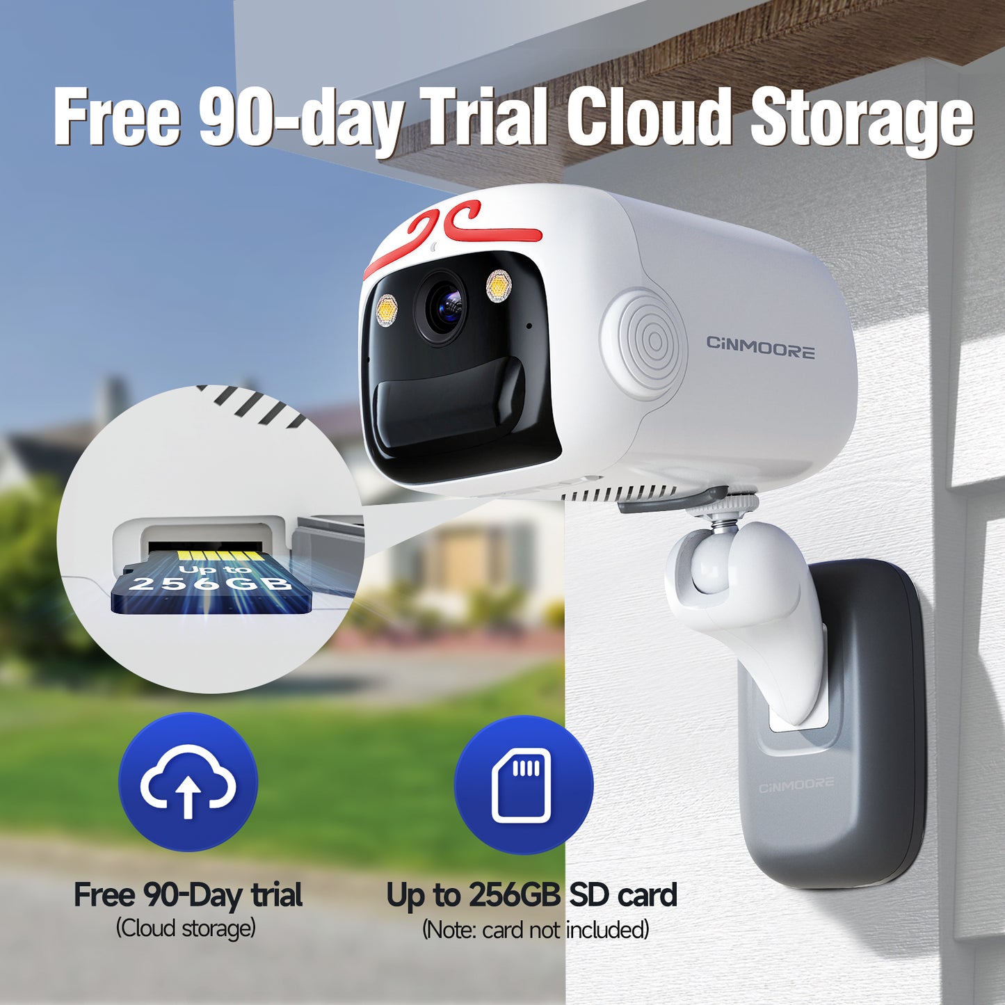 Wireless 2.5K Wi-Fi Cam w/ Non-Subscription AI & Pre-Roll-MonkeyKing(BC2U)