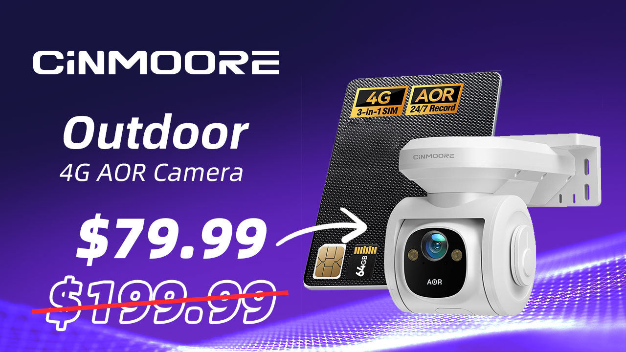 Solar 4G AOR Camera w/ 3-in-1 SIM & 64GB SD-4GSENTRY(PT2U)