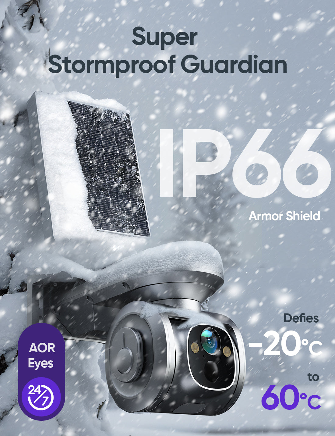 Solar 4G AOR Camera w/ 3-in-1 SIM & 64GB SD-4GSENTRY(PT2U)