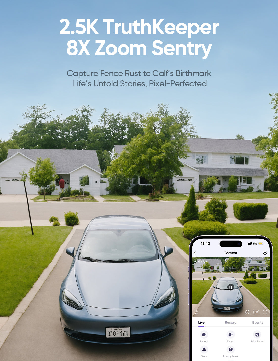 Solar 4G AOR Camera w/ 3-in-1 SIM & 64GB SD-4GSENTRY(PT2U)