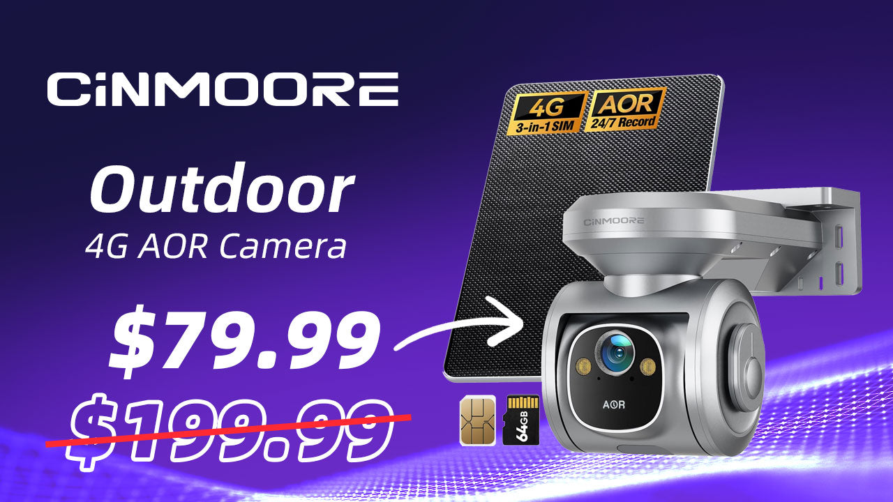 Solar 4G AOR Camera w/ 3-in-1 SIM & 64GB SD-4GSENTRY(PT2U)