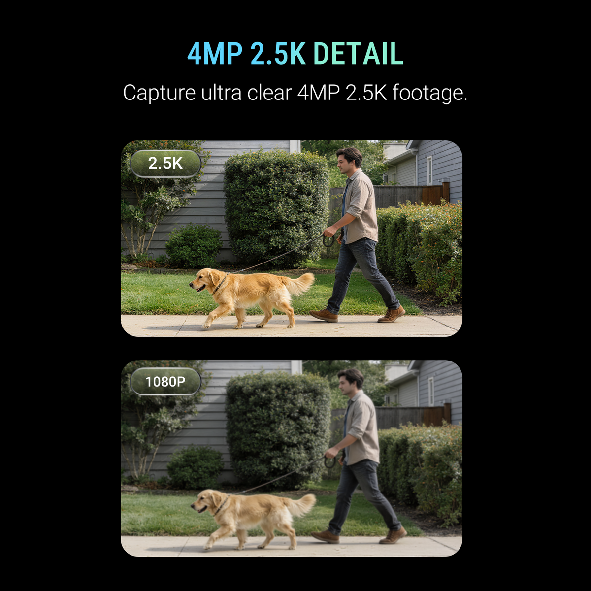 Wireless 2.5K Wi-Fi Window Security Camera w/ Non-Subscription AI Detections(BC22EU)